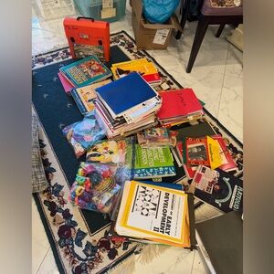 Colorful Educational Book and Toy Collection many print outs early ed k-1